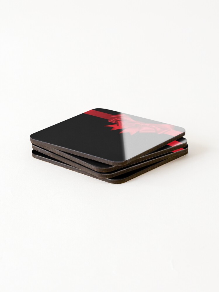 Thumbnail 4 of 5, Coasters (Set of 4), Christmas Ribbon designed and sold by ColorVR.