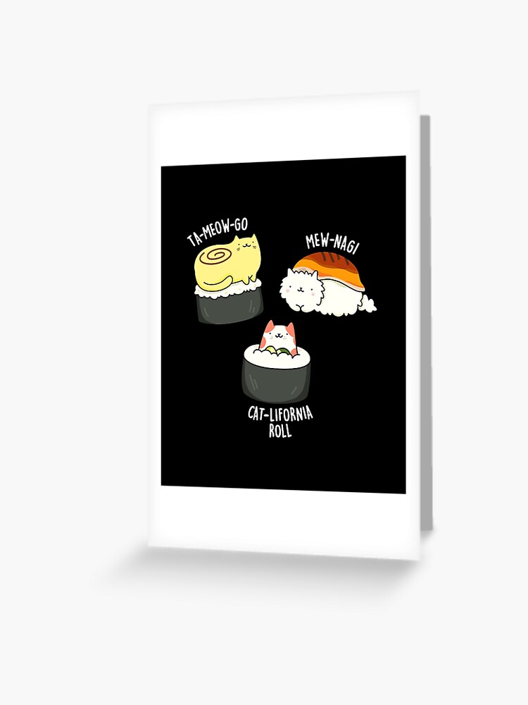 Sushi Birthday Card - Sushi Lover Card - Sushi Greeting Card - Sushi Gifts  - Just Roll With It Zip Pouch