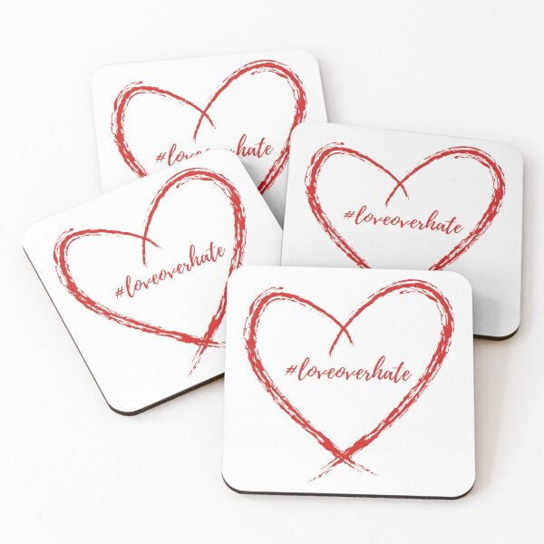 Item preview, #LoveOverHate designed and sold by craftcreator.