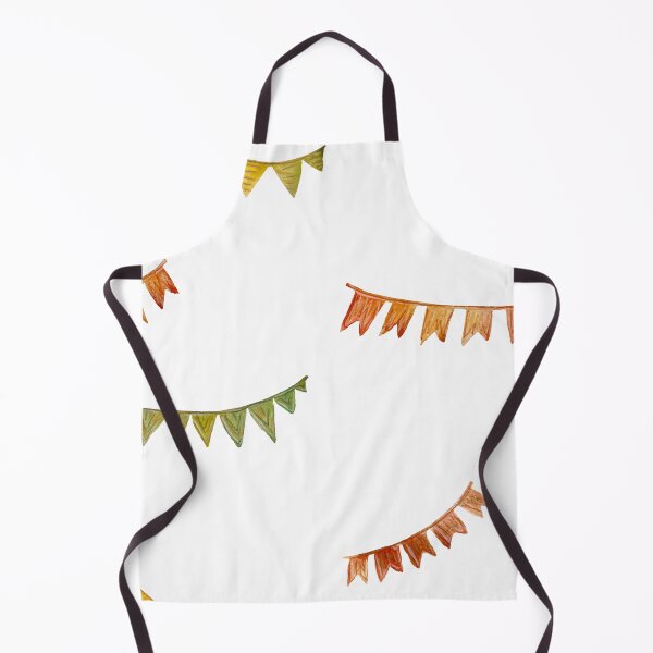 Artikelvorschau, Happy birthday flags pattern a watercolor  entworfen und verkauft von Yana Mustafina | Boho Soulful Designs.