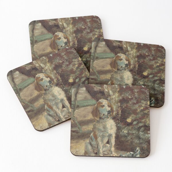 Item preview, The Artist's Dog Flèche - Henri de Toulouse-Lautrec designed and sold by TheGuestCat.