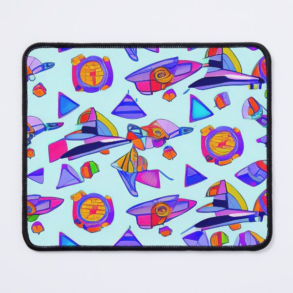 Item preview, Surreal Flying Spaceships designed and sold by AltenborgMedia.