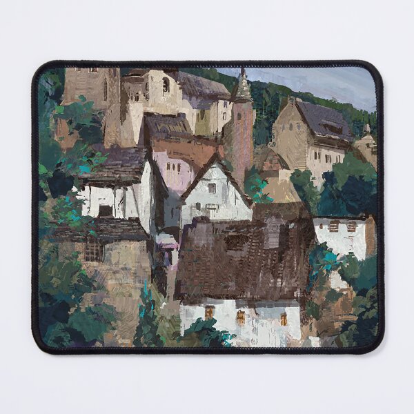 Item preview, European Village Landscape designed and sold by kimbongjune.