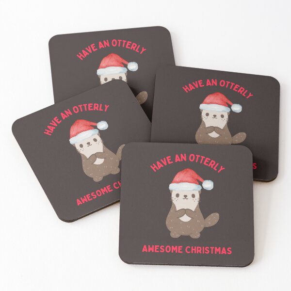 Item preview, Have an Otterly Awesome Christmas designed and sold by GasconyPassion.