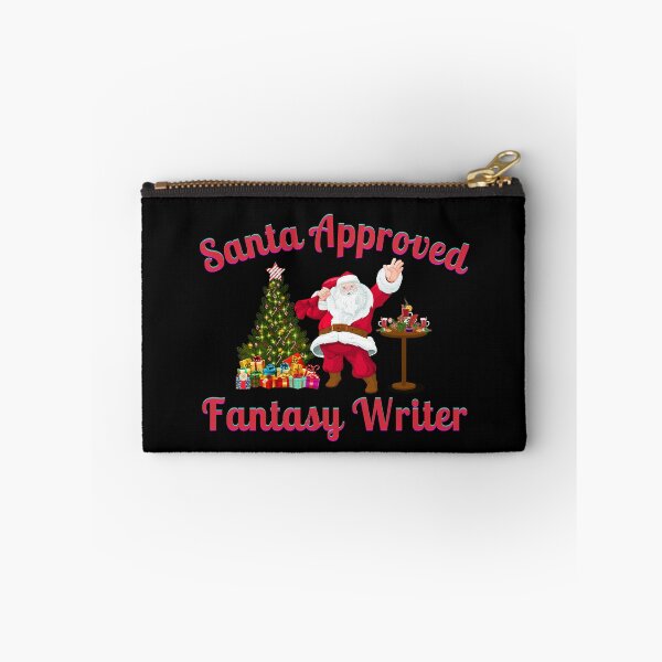 Item preview, Santa Approved Fantasy Writer - Black Background designed and sold by TheKnightWriter.