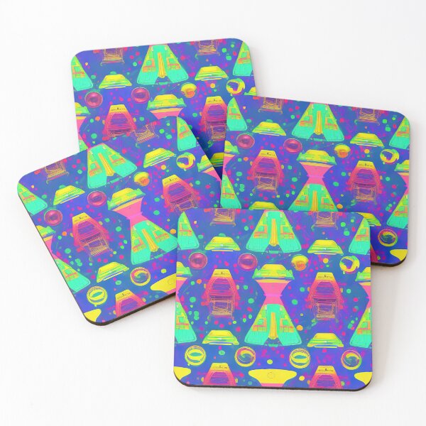 Item preview, Neon Spaceships 2 designed and sold by AltenborgMedia.