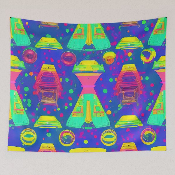 Item preview, Neon Spaceships 2 designed and sold by AltenborgMedia.