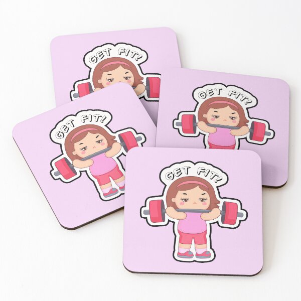 Item preview, Get Fit! Girl (with text) designed and sold by JandyDesign.