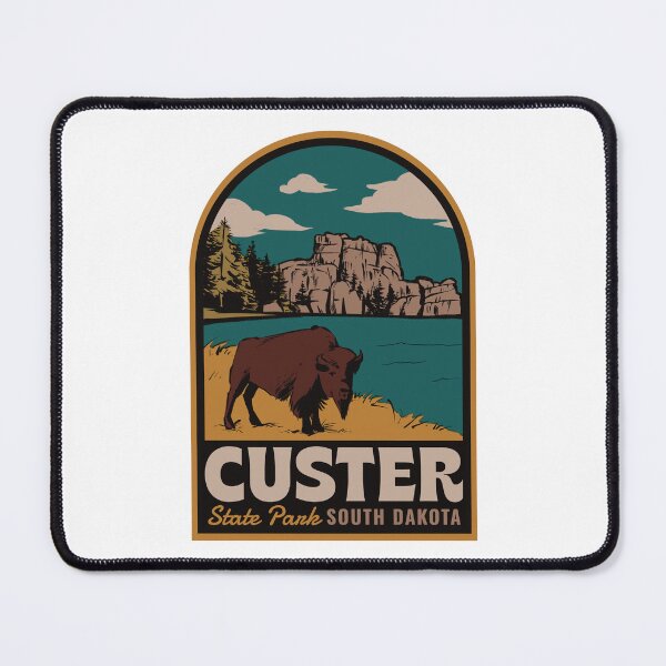 Item preview, Custer State Park South Dakota Vintage Badge designed and sold by HalpinDesign.