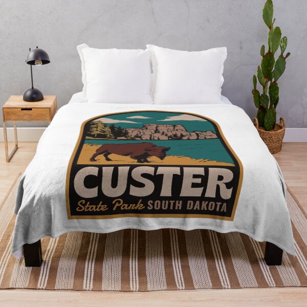 Item preview, Custer State Park South Dakota Vintage Badge designed and sold by HalpinDesign.