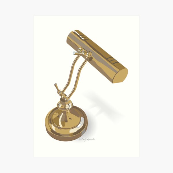 Desk Lamp Art Print