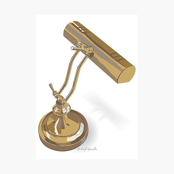 Desk Lamp Photographic Print