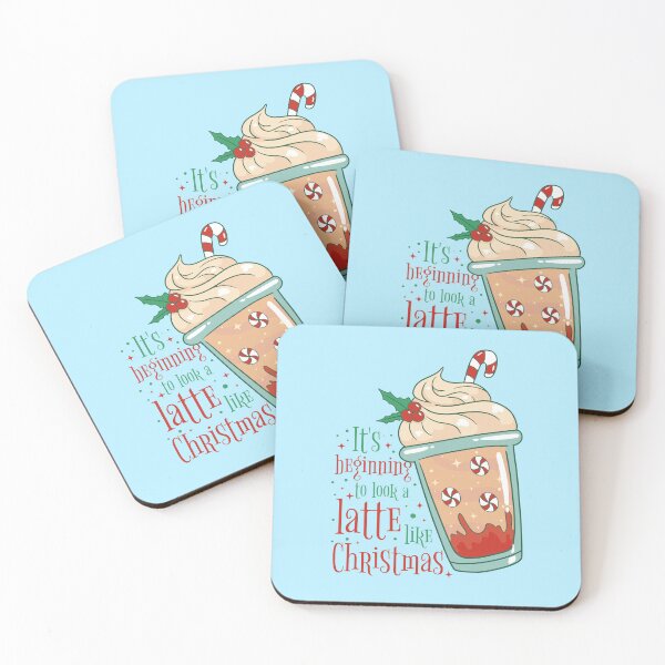 Item preview, Christmas Quote - It’s Beginning To Look a Latte Like Christmas designed and sold by KaylaStudio.