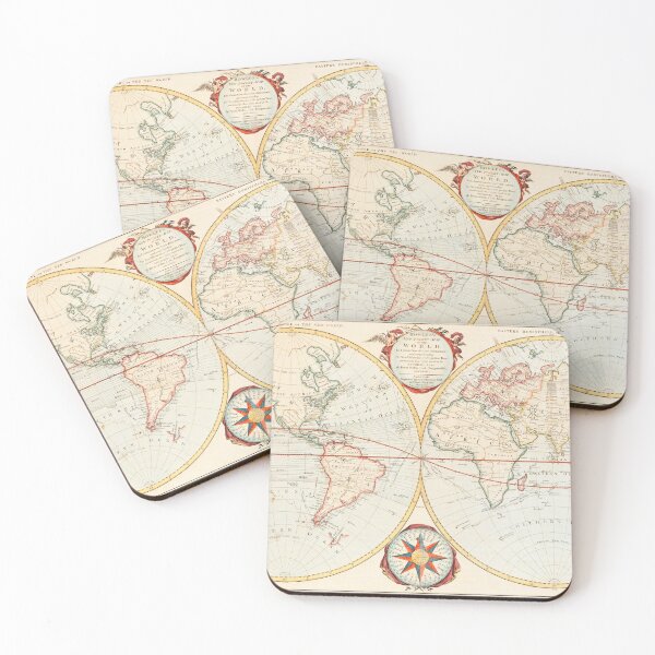 Item preview, Bowles's new pocket map of the world designed and sold by JaneVirak.
