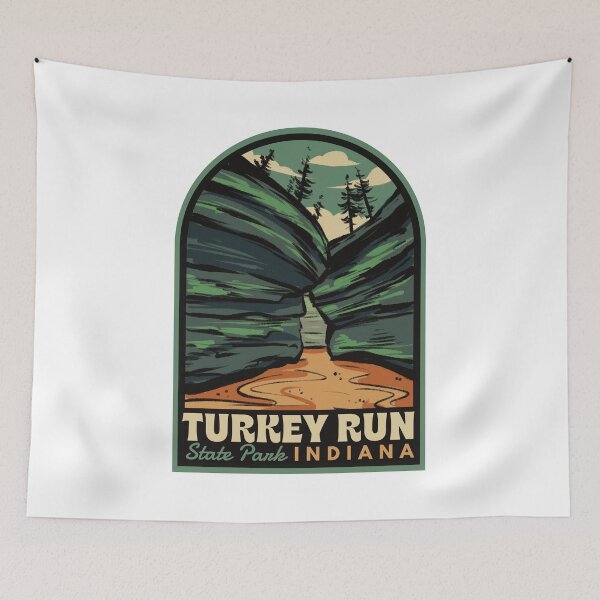 Item preview, Turkey Run State Park Indiana Vintage Badge designed and sold by HalpinDesign.