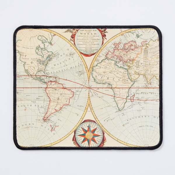 Item preview, Bowles's new pocket map of the world designed and sold by JaneVirak.