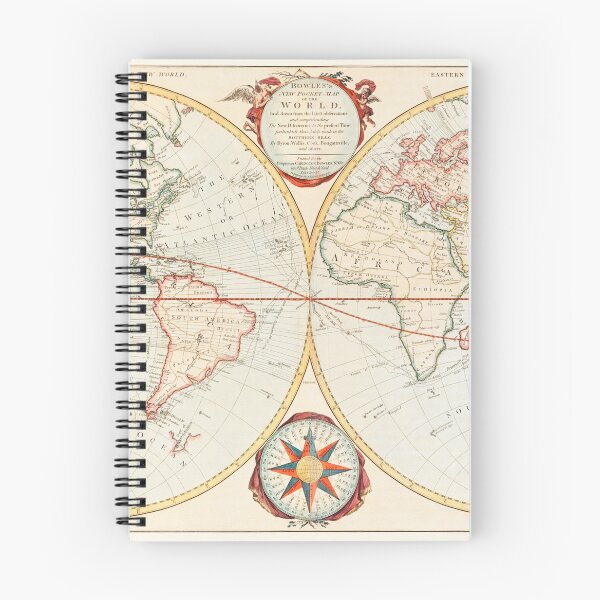 Item preview, Bowles's new pocket map of the world designed and sold by JaneVirak.