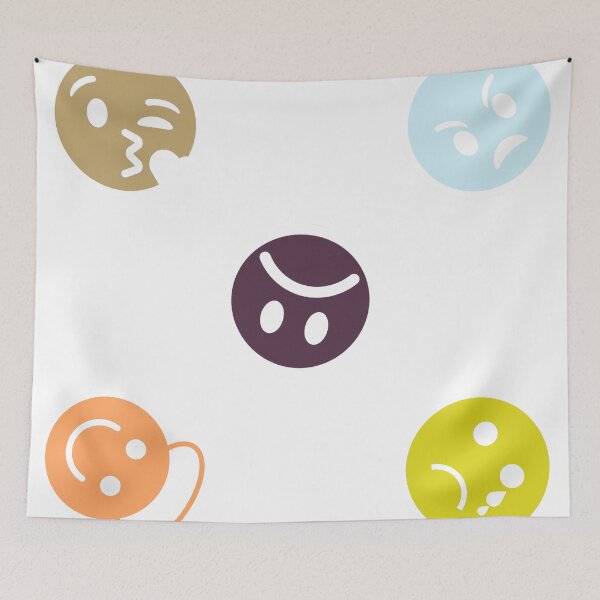 Item preview, Emoji Funny Multi Color Face designed and sold by Pixel4Art.