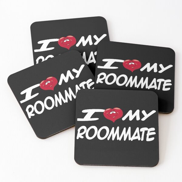 Item preview, I Love My Roommate Couples Matching Bff Bestfriend Sticker designed and sold by CuteHigh01.