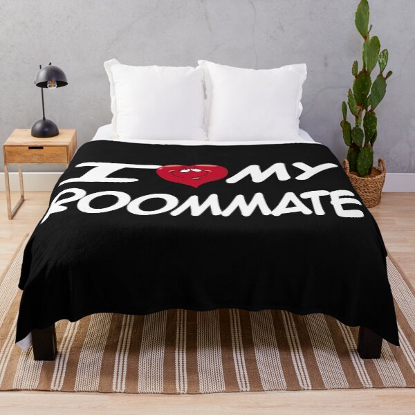 Item preview, I Love My Roommate Couples Matching Bff Bestfriend Sticker designed and sold by CuteHigh01.