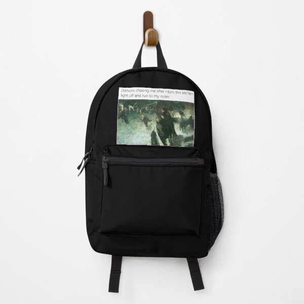 Item preview, Demons chasing me after I turn the lights off and run to my room - Thanksgiving, Christmas And Birthday Party Gift Ideas for Classic Memes Lovers and Fans designed and sold by Memeing Everything.