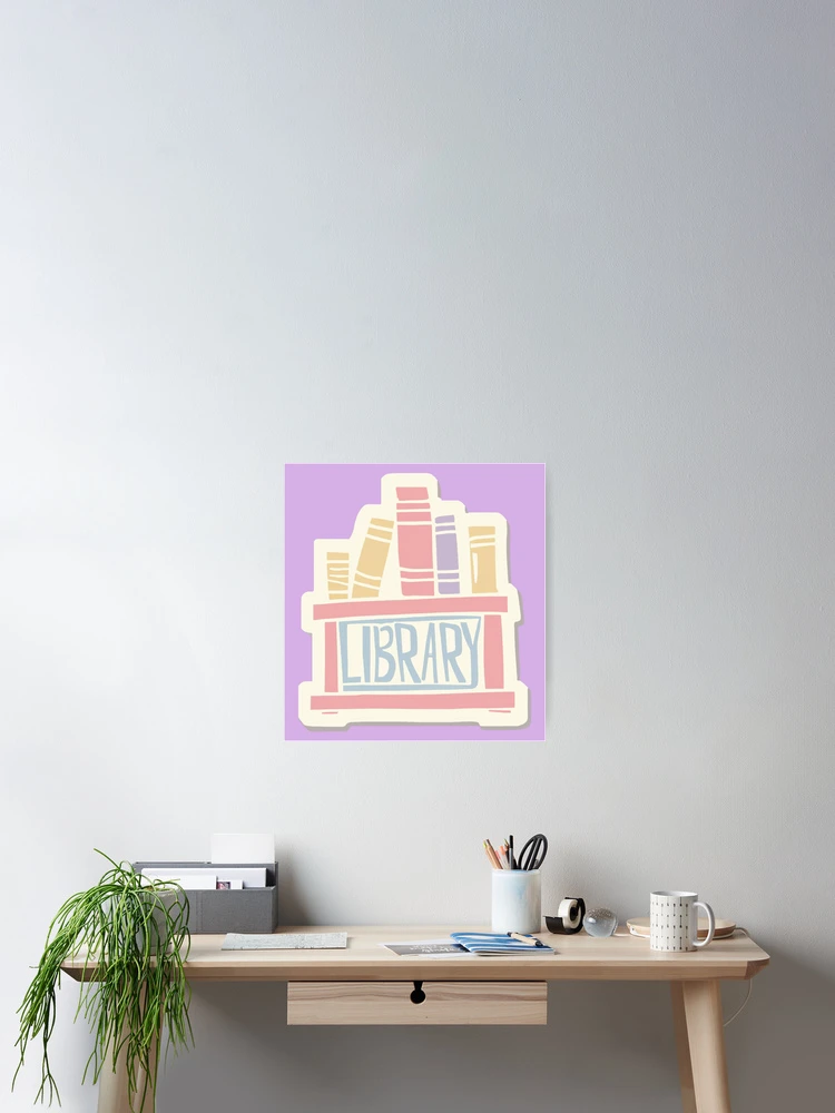 Thumbnail 2 of 3, Poster, Library (version 1) designed and sold by JandyDesign.