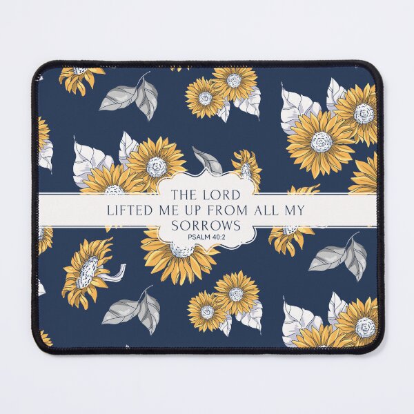 Item preview, The Lord Lifted Me Up From All My Sorrows Psalm 40 Verse 2 - Christian Bible Study Scriptures | Gospel Art | Cute Cool designed and sold by MJDezigns.