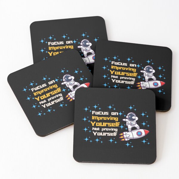 Item preview, Focus on improving yourself not proving yourself designed and sold by Cheerist .