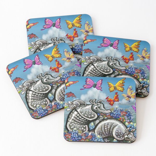 Item preview, Armadillos Bluebonnets Wildflowers Butterflies designed and sold by Kevin Middleton.