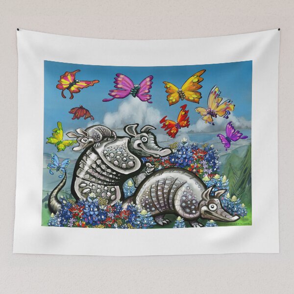 Item preview, Armadillos Bluebonnets Wildflowers Butterflies designed and sold by Kevin Middleton.