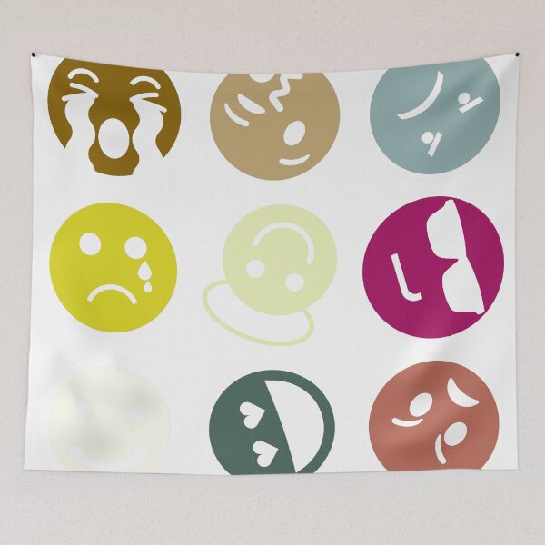 Item preview, Emoji Funny Multi Color Face designed and sold by Pixel4Art.