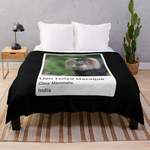 Item preview, lion tailed macaque designed and sold by Pixelish.