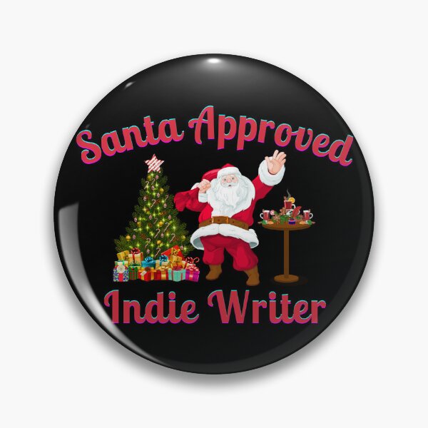 Item preview, Santa Approved Indie Writer - Black Background designed and sold by TheKnightWriter.