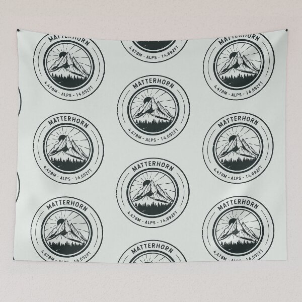 Item preview, Matterhorn Alps | Hiking | Skiing designed and sold by KrisSidDesigns.