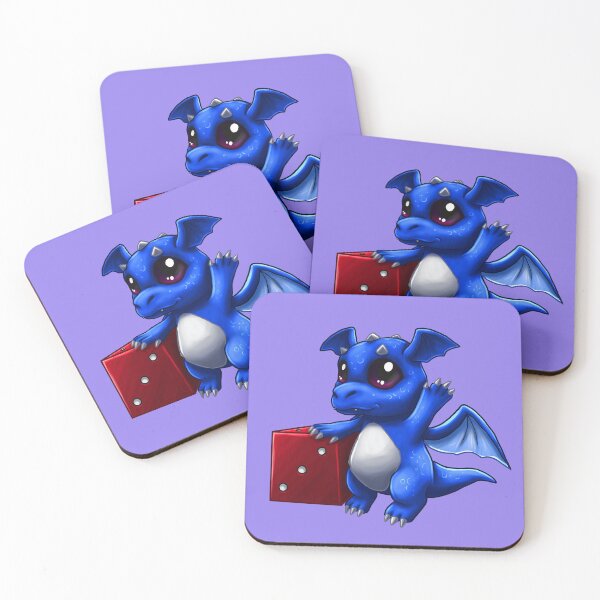 Item preview, Blue Baby Dragon Dice Guardian designed and sold by JeMiChi Art.