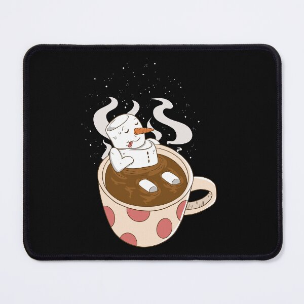 Item preview, Funny Christmas Marshmallow Snowman in Hot Cocoa designed and sold by KaylaStudio.