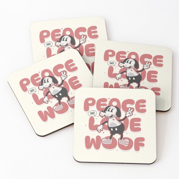 Item preview, Peace Love Woof designed and sold by langelund.