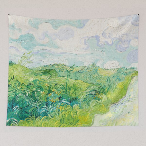 Item preview, Green Wheat Fields, Auvers (1890) by Vincent Van Gogh designed and sold by JaneVirak.