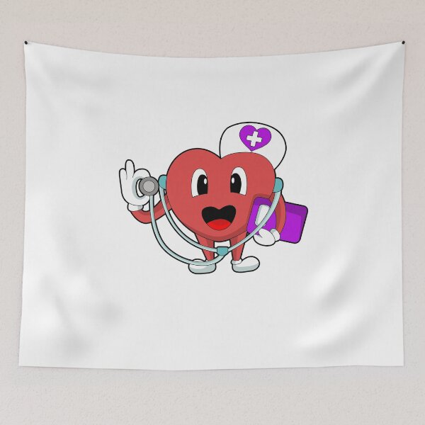 Item preview, Nurse Heart Stethoscope designed and sold by Snabdesign84.