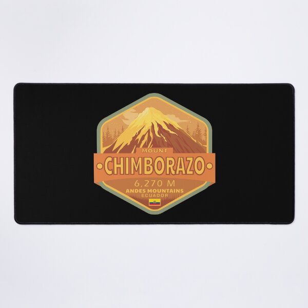 Item preview, Chimborazo Andes Mountains Ecuador Badge designed and sold by KrisSidDesigns.