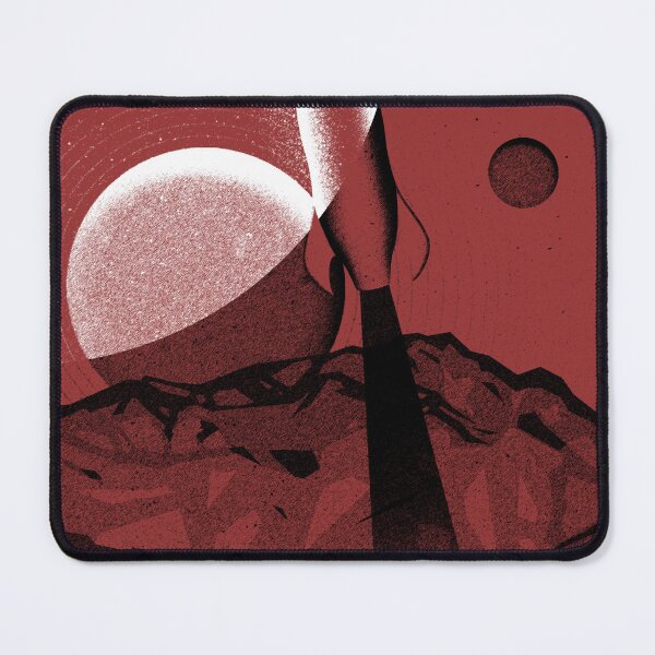 Item preview, Red and black retro futuristic Space dream designed and sold by Popalt.