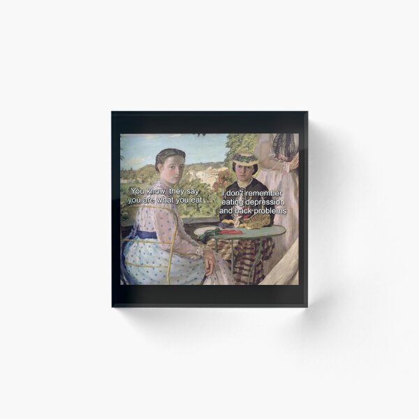 Item preview, I don't remember eating depression and back problems - Thanksgiving, Christmas And Birthday Party Gift Ideas for Classic Memes Lovers and Fans designed and sold by Memeing Everything.