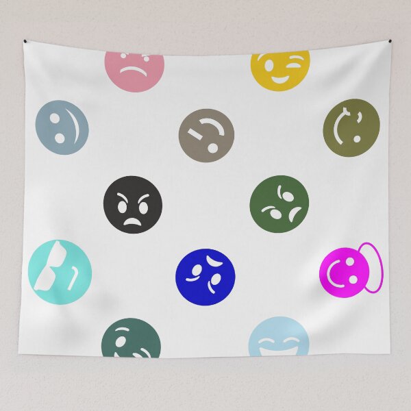 Item preview, Emoji Funny Multi Color Face designed and sold by Pixel4Art.