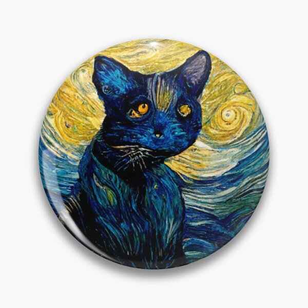 Artikelvorschau, Eine Post-Impressionismus-Katze entworfen und verkauft von ShinShinArt.