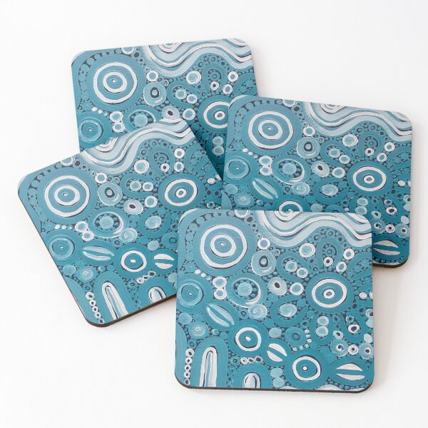 Item preview, Family Yarning at the beach. designed and sold by ReneeClifton.