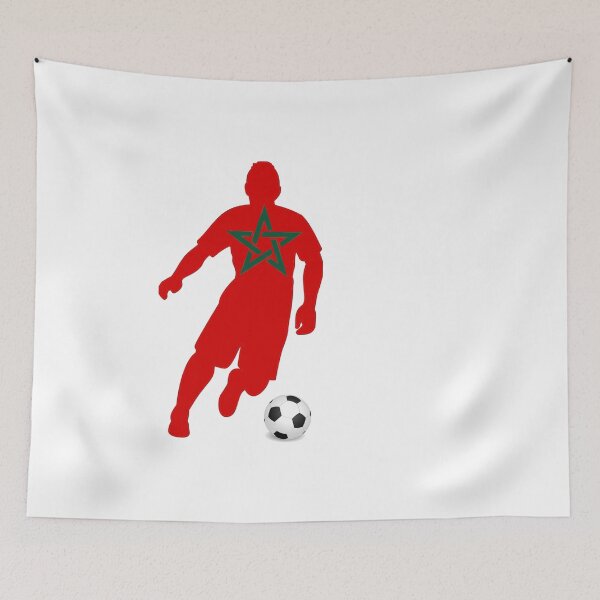 Item preview, Morocco Soccer Football Player designed and sold by KleineStar.