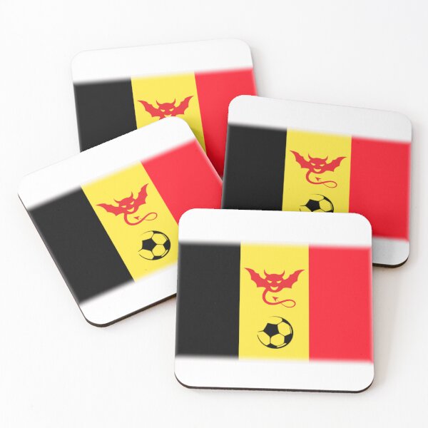 Item preview, Belgium Soccer Footbal Red Devil Flag Logo designed and sold by KleineStar.