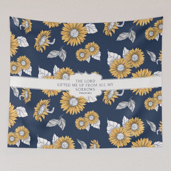 Item preview, The Lord Lifted Me Up From All My Sorrows Psalm 40 Verse 2 - Christian Bible Study Scriptures | Gospel Art | Cute Cool designed and sold by MJDezigns.