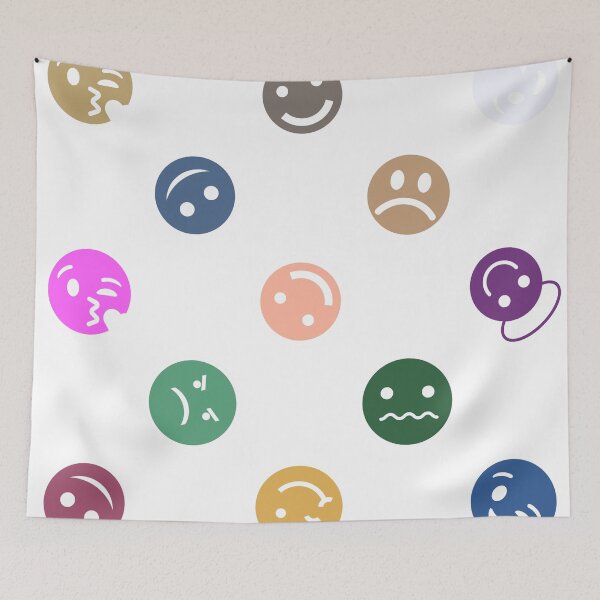 Item preview, Emoji Funny Multi Color Face designed and sold by Pixel4Art.