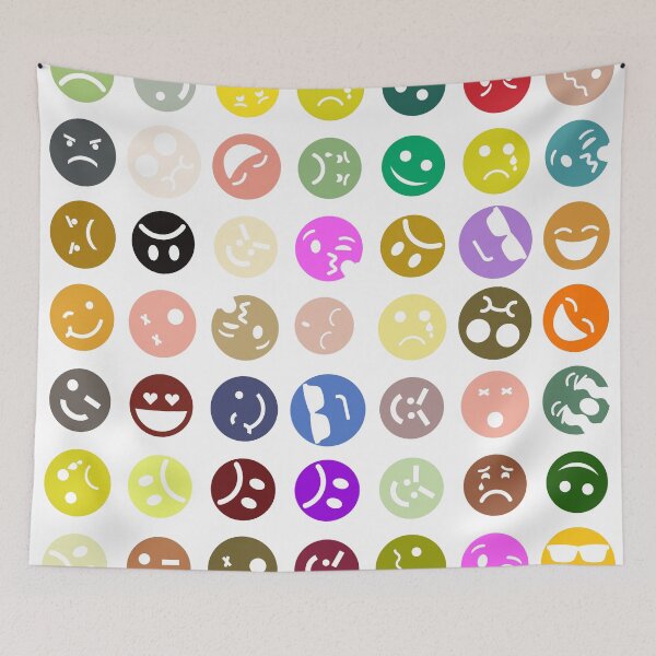 Item preview, Emoji Funny Multi Color Face designed and sold by Pixel4Art.